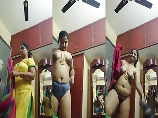 Sweet nude Indian wife teasing her husband friend