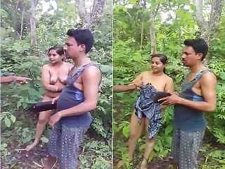 Odia Cheats on Wife Romance Outdoors Caught by Villagers