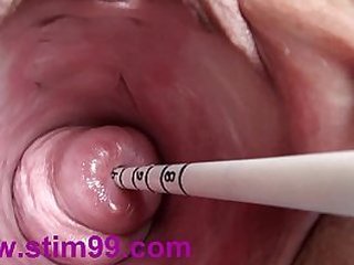 Extreme Real Cervix Fucking Insertion Japanese Sounds and Objects in Uterus