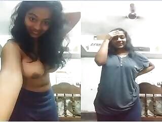 Cute indian Girl Shows Boobs