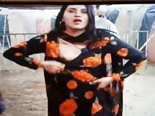 Sexy Pakistani Shemale Showing her Boobs During Mujra