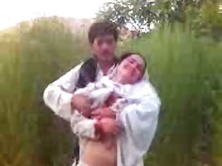 Desi teenager having fun outdoors with her naughty uncle