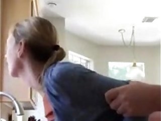 Mom Fucking in the Kitchen