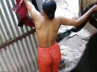 Desi Bhabi After The Bath Change Secretly Captured